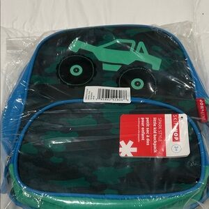 Skip Hop Green and Blue Monster Truck Backpack